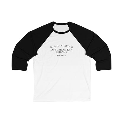 "Boulevard of Burrow-Ken Dreams" Vintage Baseball Raglan