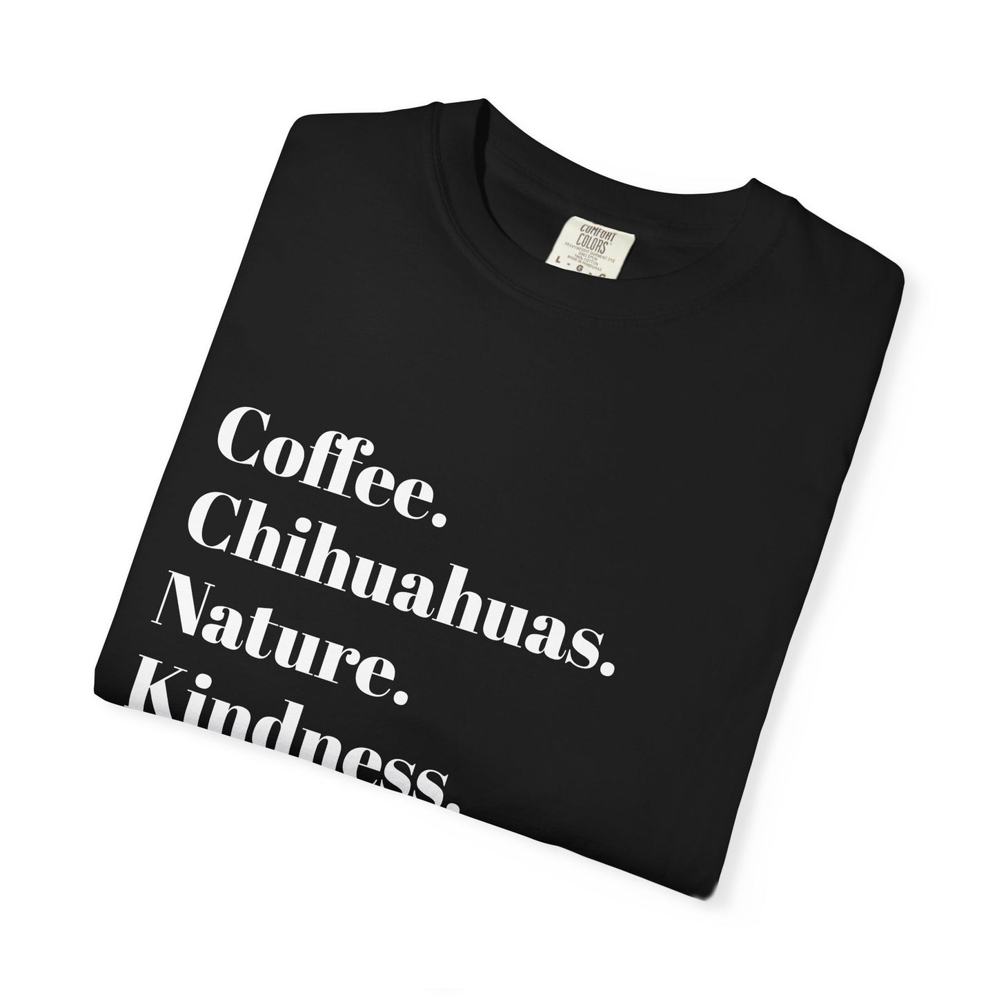 Coffee & Chihuahuas Graphic Tee | Perfect Gift for Dog Lovers, Nature Enthusiasts, and Coffee Addicts