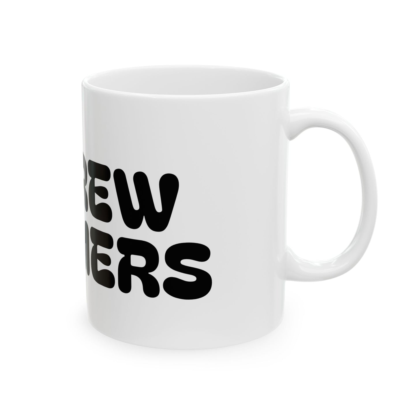 Hebrew Hammers Ceramic Mug – Funny Retro Text Coffee Cup (11oz, 15oz)