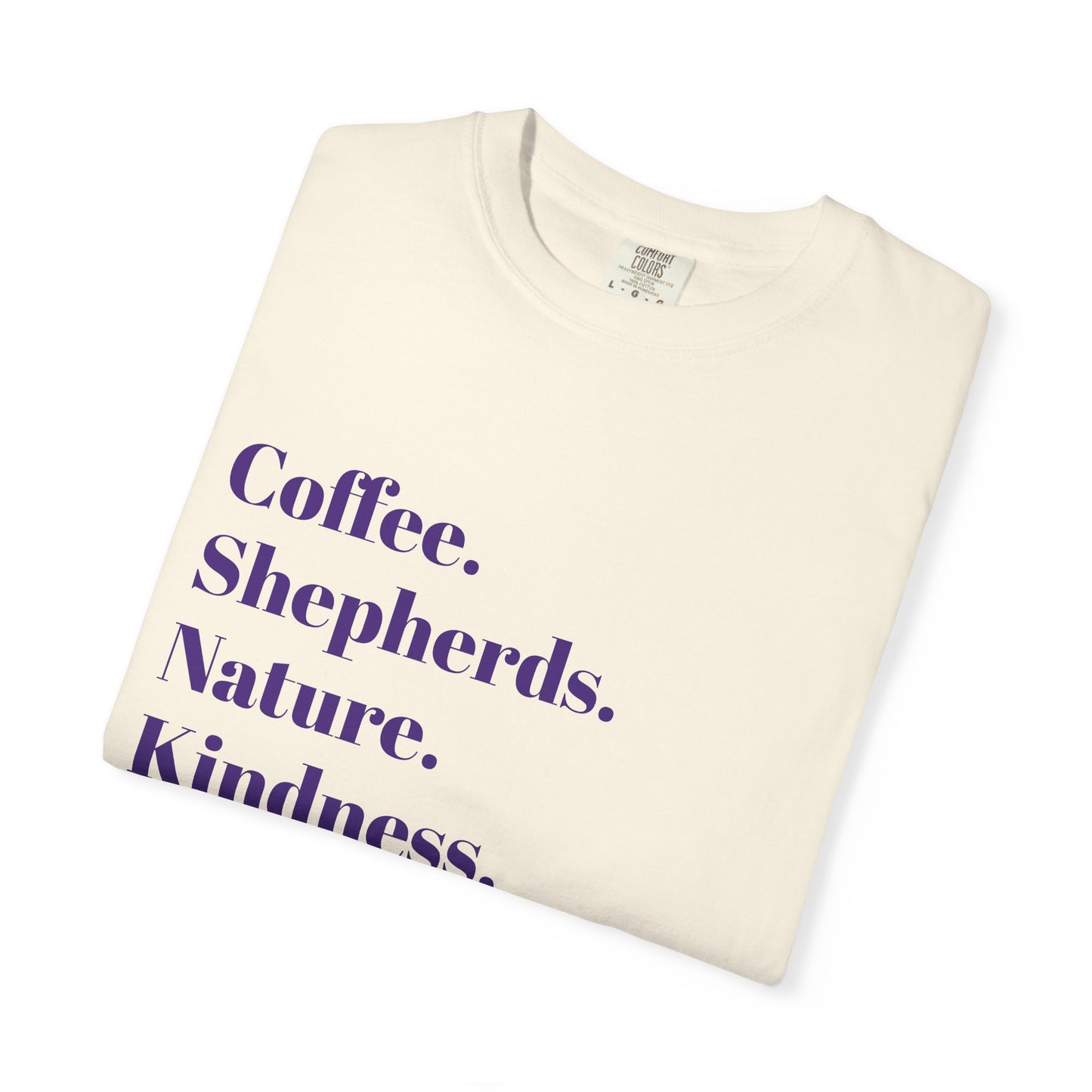 Coffee, Shepherds, Nature, Kindness | Eco-Friendly Gift, Casual Wear, Summer Essential | T-Shirt Unisex